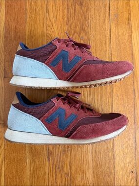 New Balance Women’ Burgundy & Navy Low-Profile Sneakers